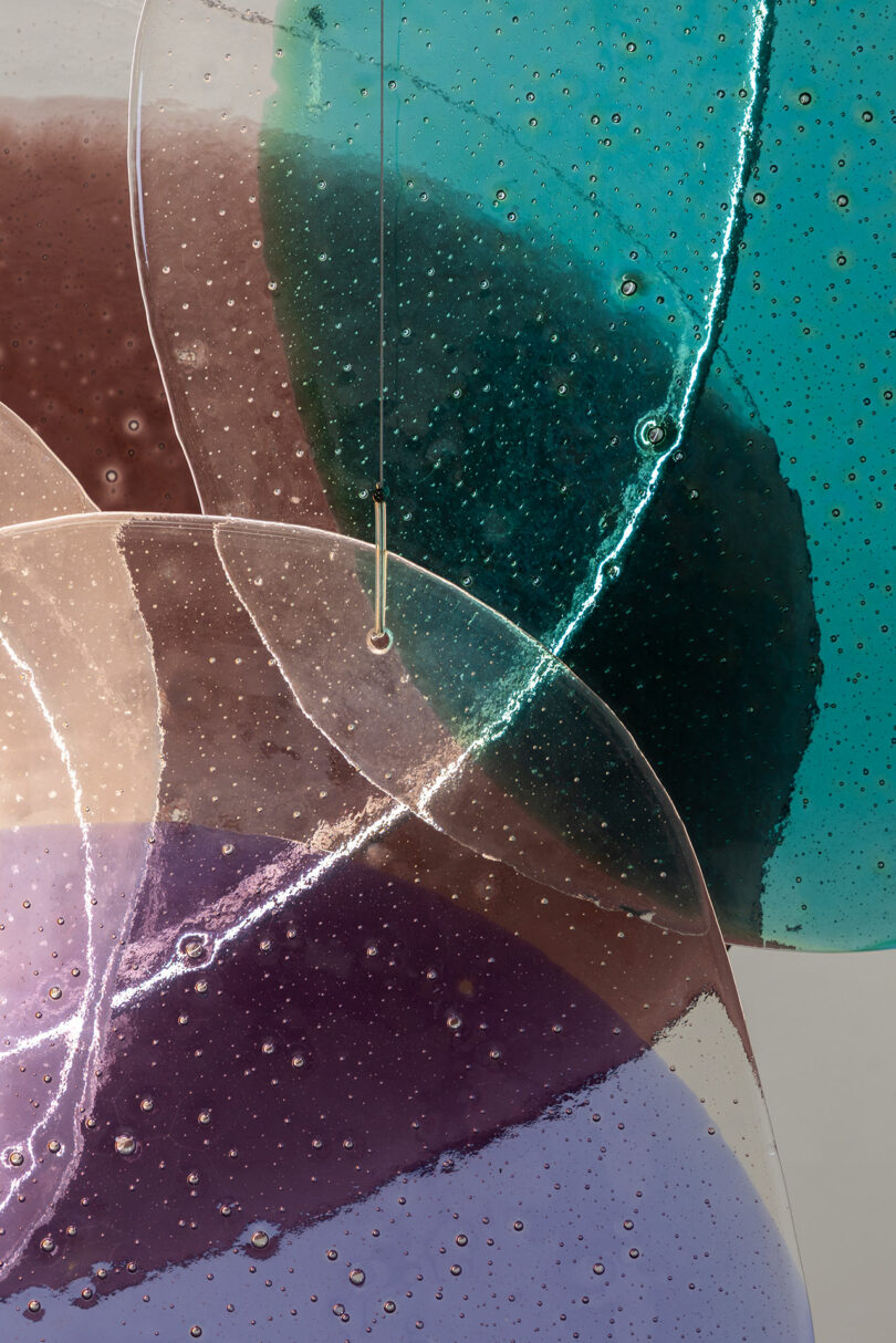 A close up of a glass.