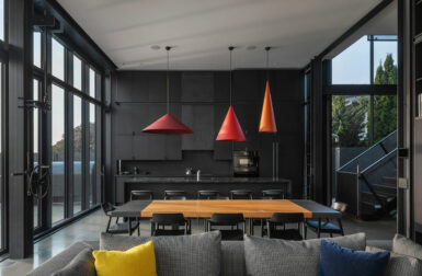 Pattern House Is a Moody Industrial Retreat on the Shores of Lake Washington