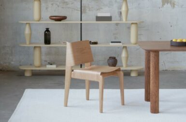 Undia: A Chair Shaped by the Rhythm of a Wave