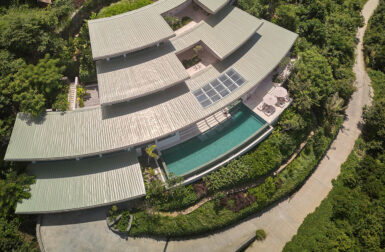 Villa Boe Is Built in Layers Along a Hillside in Lombok, Indonesia